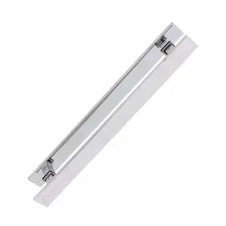 Puxador Porta Plano Inox Duplo 4X75x60