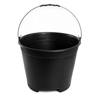 Balde Concreto Plástico 12L C/Pegador Preto