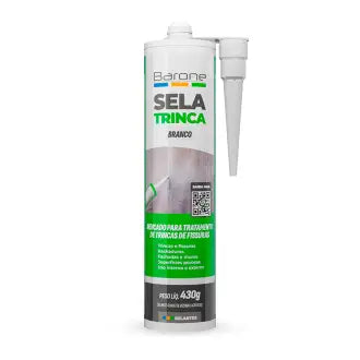 Sela Trica Acrílica 360G Branca Barone