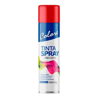 Tinta Spray Vermelho 6X400 Colore