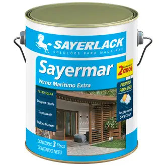 Verniz Marítimo Brilhante 3,0L Sayerlack