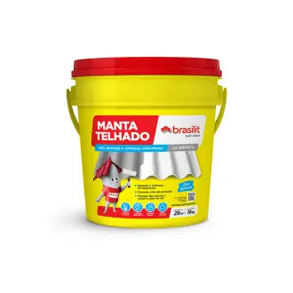Impermeabilizante P/Lajes Branco 18Kg Brasilit