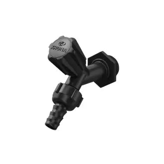 Torneira Plástico Jardim 1/2X3/4 Preto Krona
