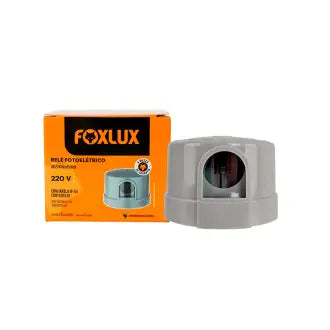 Relé Foto Elétrico 1000W 220V Cinza Foxlux