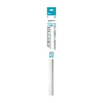Veda Porta Pvc 80Cm Branco Adesivo