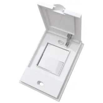 Interruptor 1 Simples 2X4 10A Branco Áreas Úmidas Blux