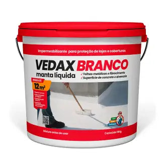 Impermeabilizante P/Lajes Branco 18Kg Vedax