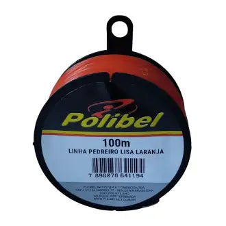 Linha Pedreiro Lisa 100M Laranja Polibel