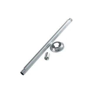 Braço Chuveiro 40Cm Alumínio Polido Garra C10