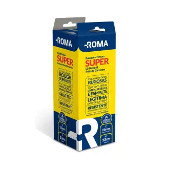 Rolo Lã Pele 23Cm S/Suporte Roma Extra