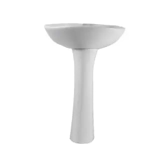 Lavatório Louça C/Coluna Branco Hervy