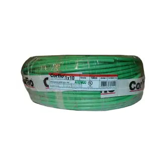 Cabo Flexível 1Kv 10,0Mm Verde Corfio C100