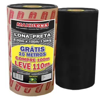 Lona Preta Maxilona 8X100 Ref.200 130Kg