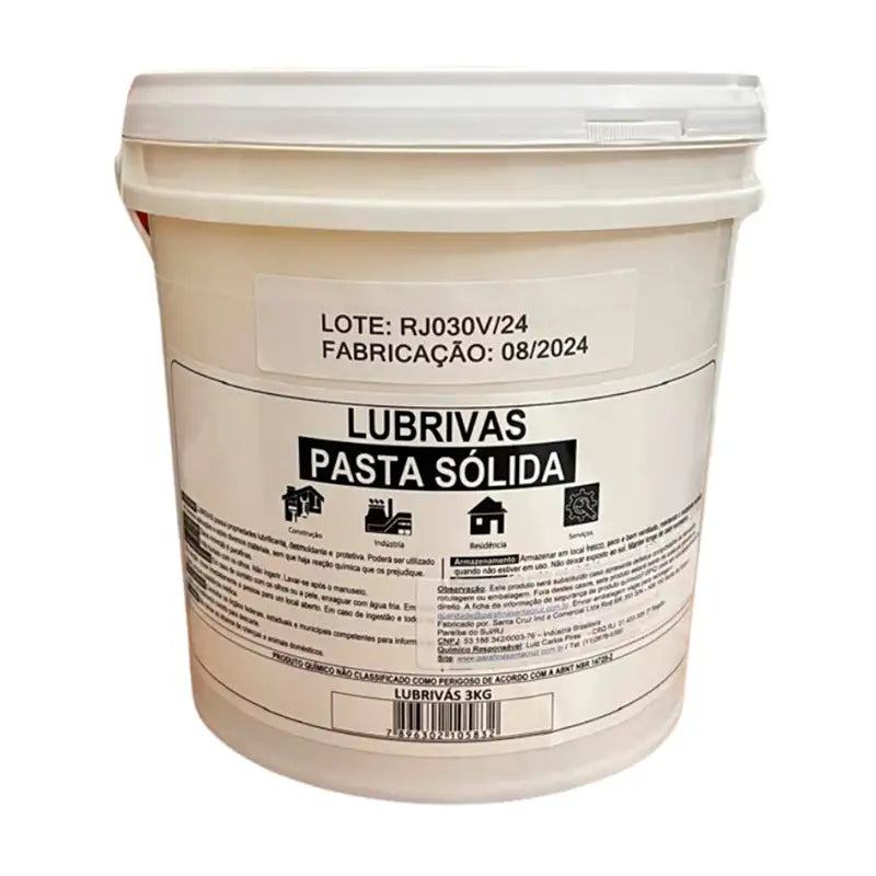 Vaselina Sólida Lubrivas 3Kg