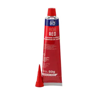 Cola Silicone Alta Temperatura 50G Red Car 80