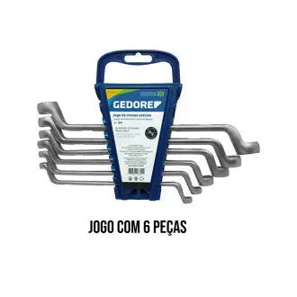 Chave Estria 6A17mm 6Pcs Gedore En
