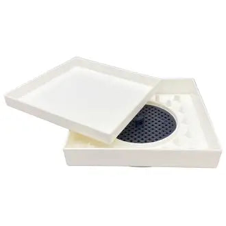 Ralo Invisível 15X15cm Branco Rebouças