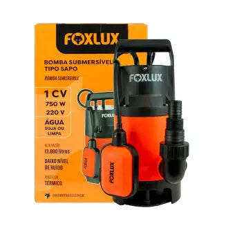 BOMBA AGUA 1CV SUBMERSIVEL 220V FOX A/L