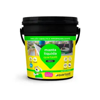 Impermeabilizante P/Lajes Preto 18L Quartzolit