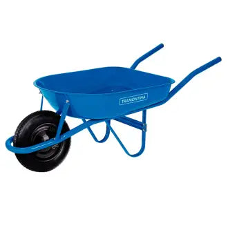 Carrinho Construção Chapa 24 50L Azul Tramontina