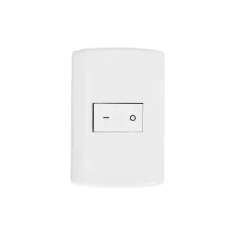 Interruptor 1 Bipolar Paralelo 2X4 10A Modular Branco Pluzie