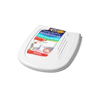 Assento Sanitário Branco Almofadado Retangular Mebuki