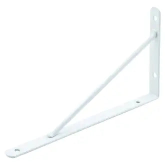 Suporte Prateleira 40Cm Branco Mão Francesa Perfil Em L