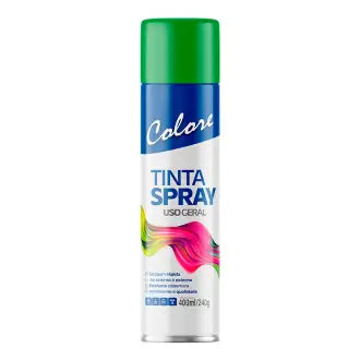 Tinta Spray Verde Folha 6X400 Colore