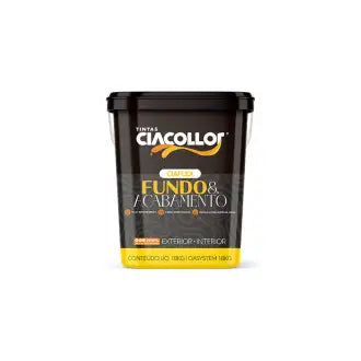 Tinta Emborrachada 20Kg Cinza Ciacollor