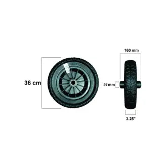 Roda Carrinho Construção Completa (Eva) 27Mm
