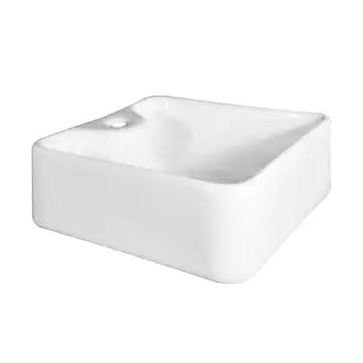Cuba Apoio Louça Quadrado Branco 30X30x105 Luzarte