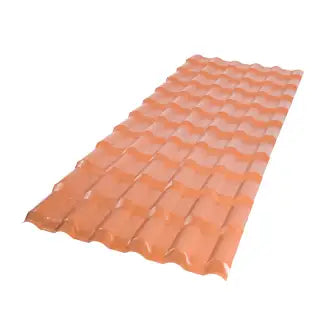 Telha Pvc Plan 242X88 Marrom Afort