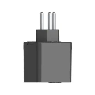 Pino Protetor Raio Surto 3 Pinos 20A Bivolt Preto Qualitronix