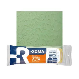 Rolo Textura Alta Espuma 23Cm S/Suporte Roma