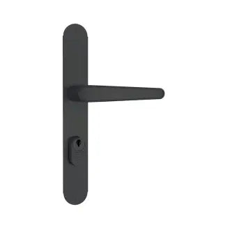 Fechadura Externa Serralheiro Preto Fosco 46Mm 503/03 Stam