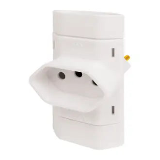 Pino T 3 Saídas 10A Branco Perlex C10