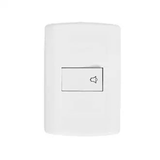Interruptor Campainha 2X4 C/Placa Modular Pluzie