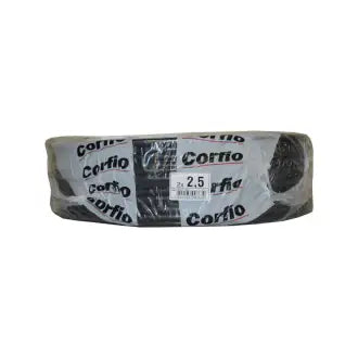 Cabo Pp 2X 2,50 Preto Flexível 1Kv Corfio 100M
