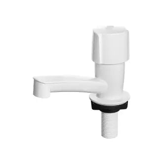 Torneira Plástico Lavatório Facilita Branco Herc