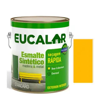 Esmalte 1/4X6 Eucalar Brilhante Amarelo