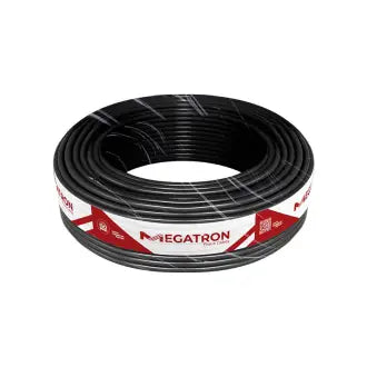 Cabo Pp 2X 1,00 Preto Flexível Megatron 100M
