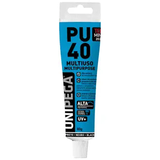 Selante Pu Preto 80G Pu40 Unipega C24