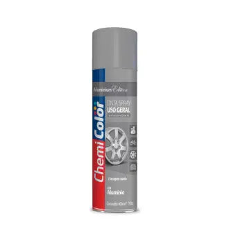 Tinta Spray Alumínio 6X400 Chemicolor