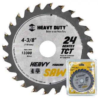 Serra Madeira Videa 110=4"3/8X24 Dentes Heavy C10