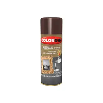Tinta Spray Metálica Bronze 6X350 Colorgin