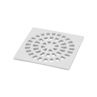 Grelha Quadrada Branca Dn100 N50 Krona C12