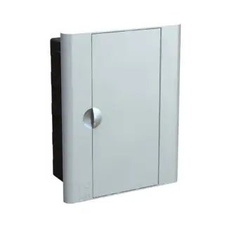 Quadro Disjuntor Pvc Embutir 6 Preto / 8 Branco Branco Taf