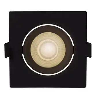 Spot Led Direcionável 5W 3000K Quadrado Preto Elg