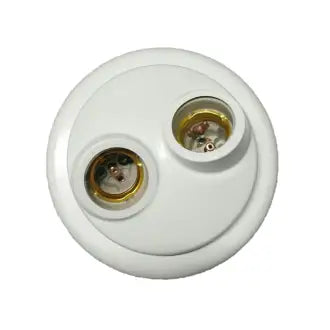 Plafon Pp Duplo Branco 100W Enerlux E27
