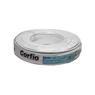 Cabo Flexível 10,0Mm Branco Corfio C100